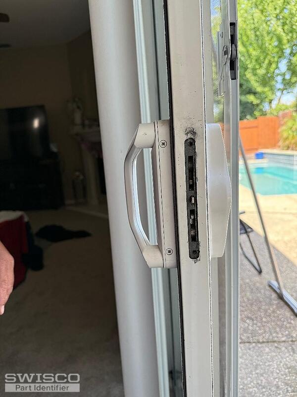 Sliding door lock_door side