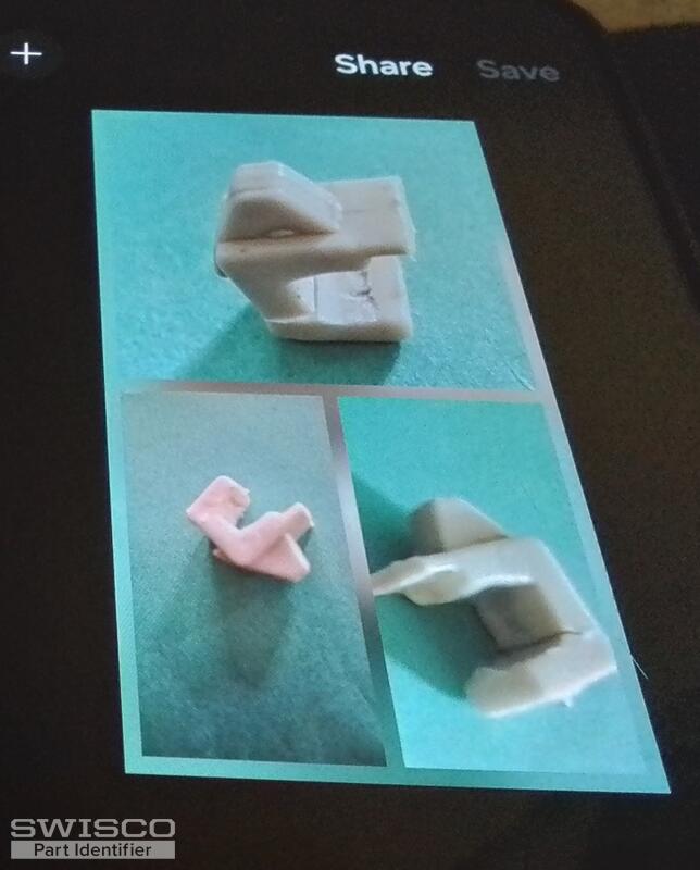 Plastic drawer glide hanger 