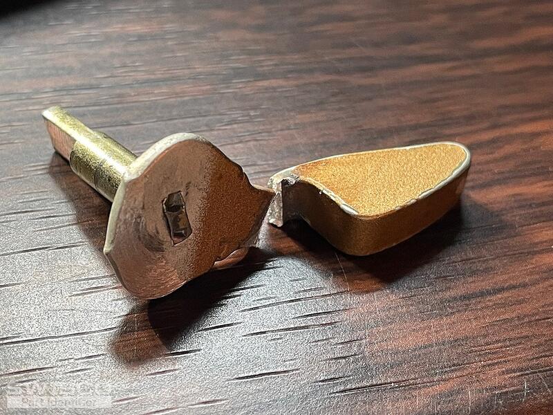 Pella sliding door handel lock lever removed