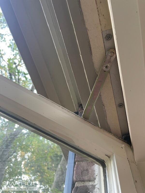 top of casement hardware