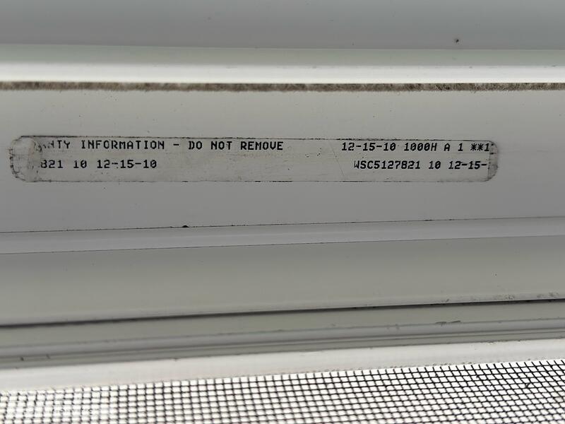 13Upstairs R bdrm side window warranty