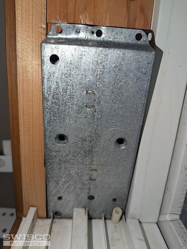 Left side sash balance installed