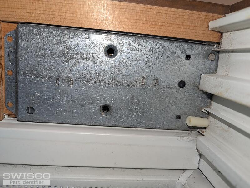 Right side sash balance installed