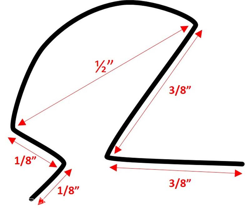 Glazing Cross Section Dimensions