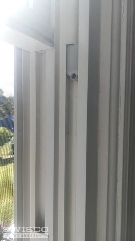 Broken window part in window