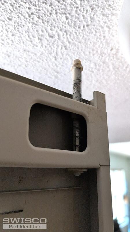 Top spring load pin