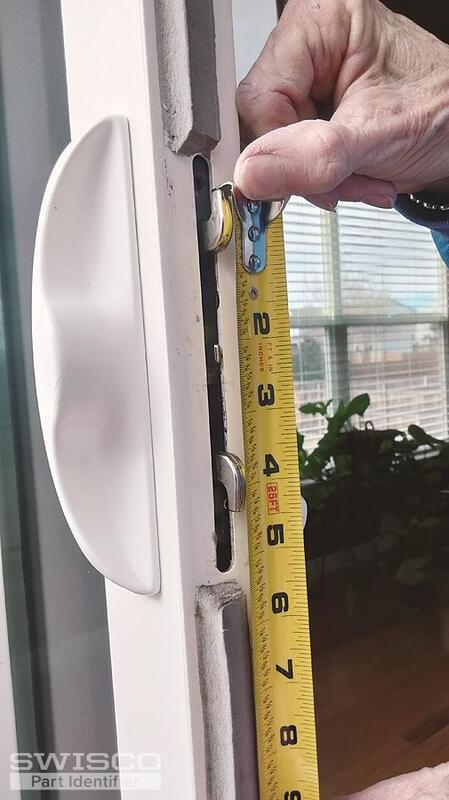 measurement when door would be locked.