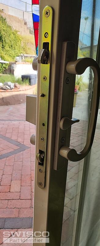 Glass door latch