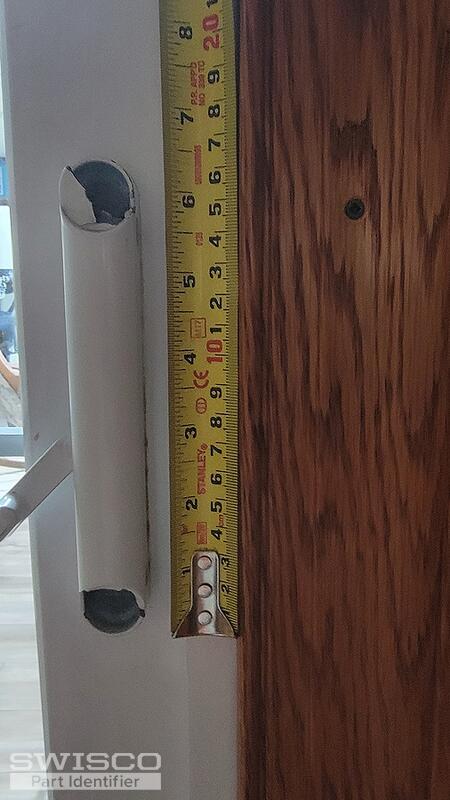 white sliding door lock p6