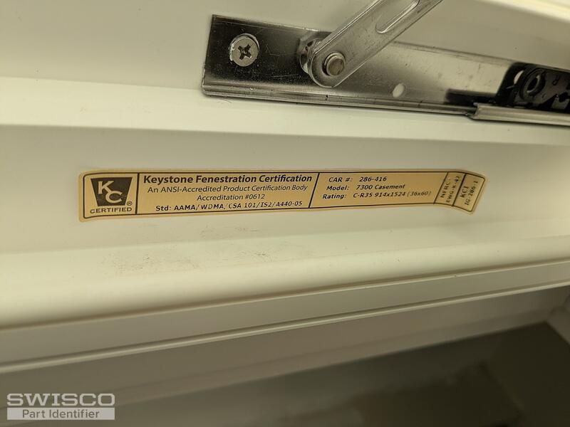 Another identifying label casement = 7300