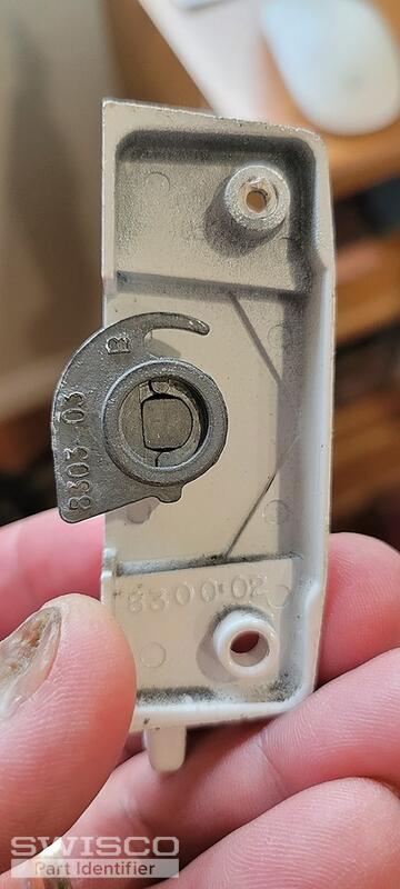 Inside of window Viking latch