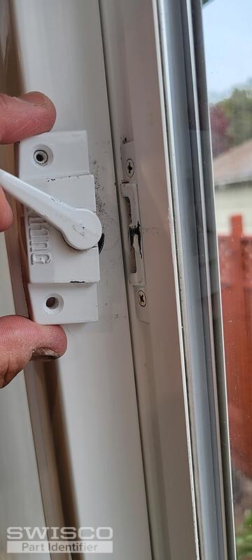 Outside of Viking window latch