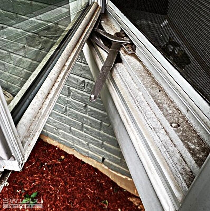 Photo of broken casement window