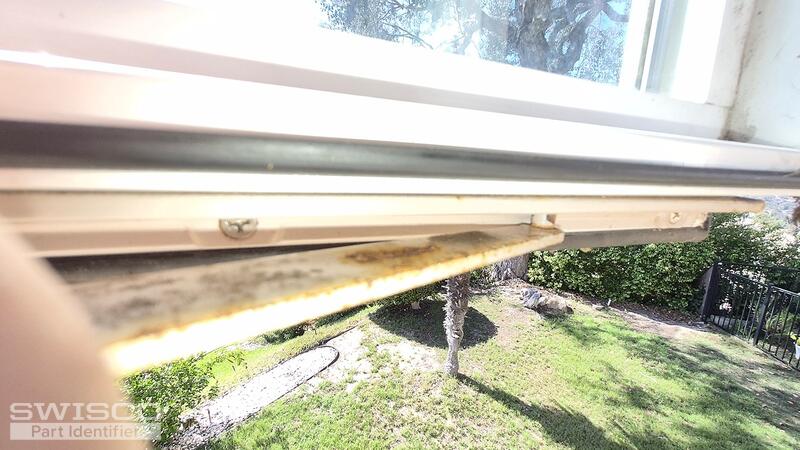 This shows the post that no longer slides along th