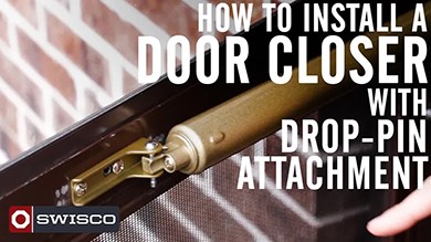 How to Install a Door Closer with Drop-Pin Attachment [1080p]