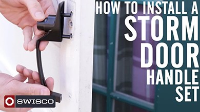 How to Install a Storm Door Handle Set [1080p]