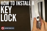 How to Install a Key Lock on a Patio Door