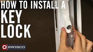 How to Install a Key Lock on a Patio Door