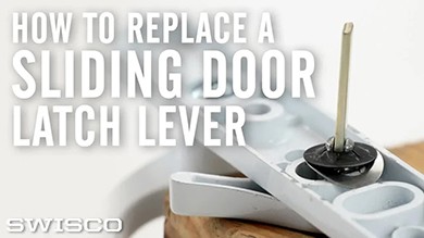 How to Replace a Sliding Glass Door Latch Lever