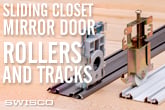  Sliding Closet Mirror Door Rollers & Tracks