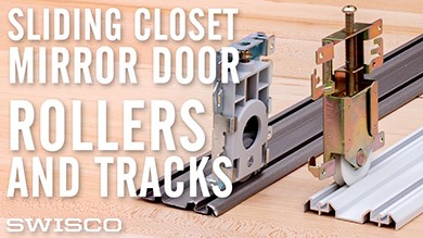  Sliding Closet Mirror Door Rollers & Tracks