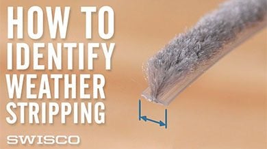 How to Identify Your Weather Stripping