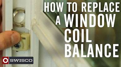 How to replace a window coil balance