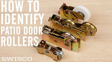 How to identify patio door rollers