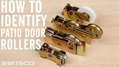 How to identify patio door rollers