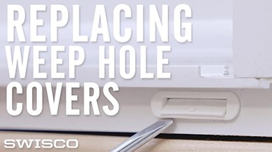 How to install a weep hole cover