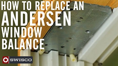 How to replace an Andersen Window Balance