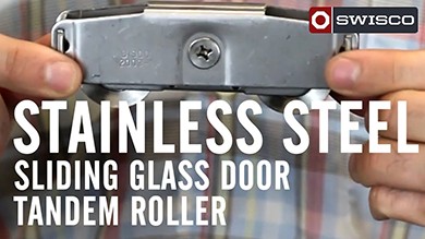 SWISCO Stainless Steel Sliding Glass Door Tandem Roller, 81-149