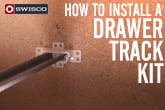 How to install a drawer track kit