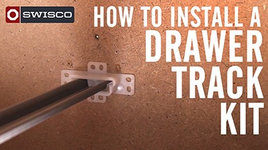 How to install a drawer track kit