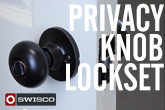 SWISCO 43-003 Privacy Knob Lockset [1080p]